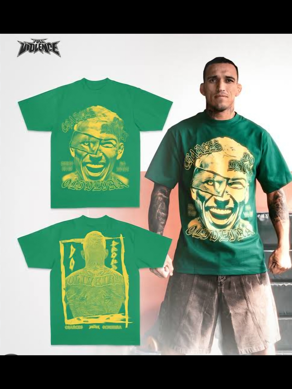 Ufc Full Violence “Oliveira” Graphic Tee – Brand New